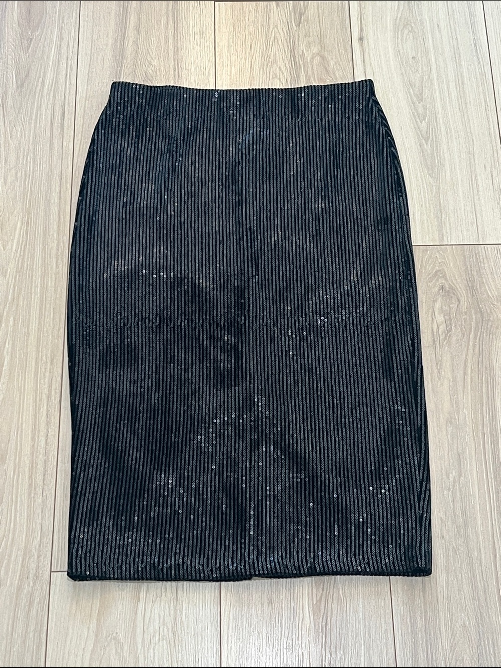 NWT everleigh Black Sequin Pencil Skirt